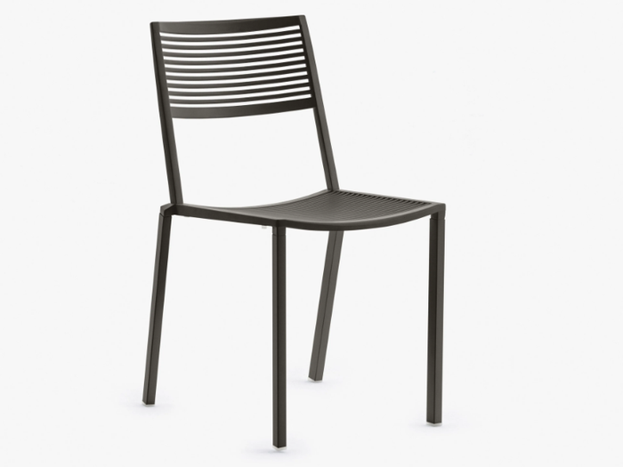 EASY - Stackable aluminium chair _ FAST