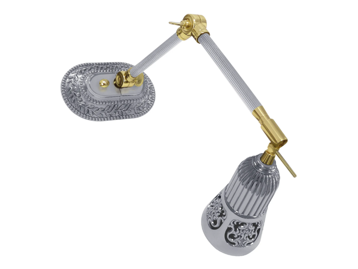 CAPRI - Adjustable brass wall lamp _ FEDE