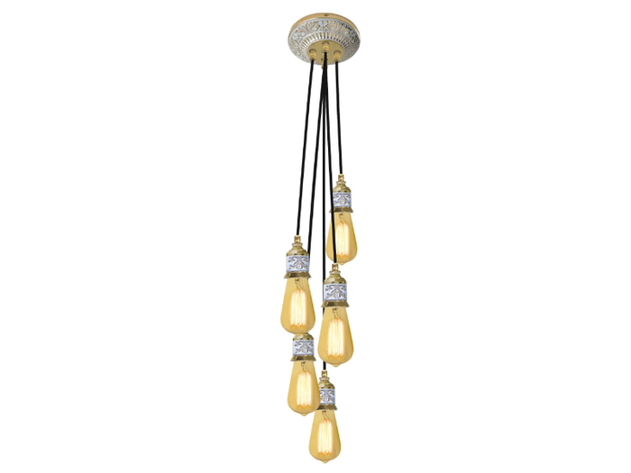 GENOVA II - Brass pendant lamp _ FEDE