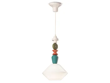 LARIAT C2710 - Glass pendant lamp _ FERROLUCE