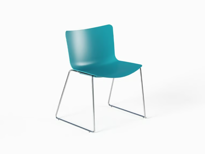 POPPEA LOUNGE - Sled base polypropylene chair _ FREZZA