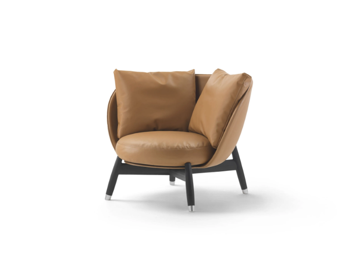 ERI - Corner leather armchair _ Flexform