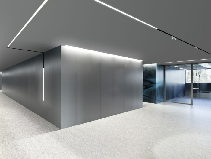 THE RUNNING MAGNET - Recessed aluminium track-Light _ Flos