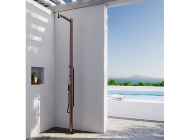 FLAMINGO F60.ME - Stainless steel outdoor shower _ Fontealta