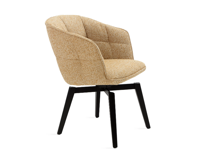 MARLA ARMCHAIR HIGH - Upholstered fabric chair with armrests _ Freifrau