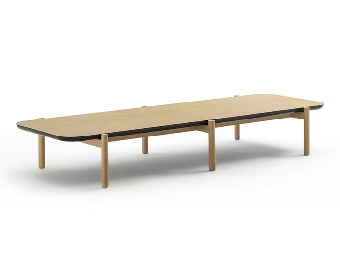 STEPAN - Low wooden coffee table _ Frigerio