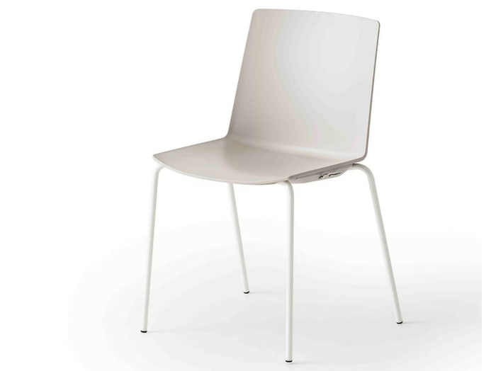 JUBEL NA - Technopolymer chair with linking device _ GABER