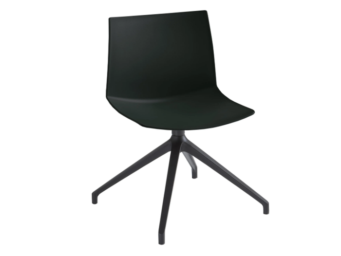 KANVAS 2 U - Swivel trestle-based technopolymer office chair _ GABER