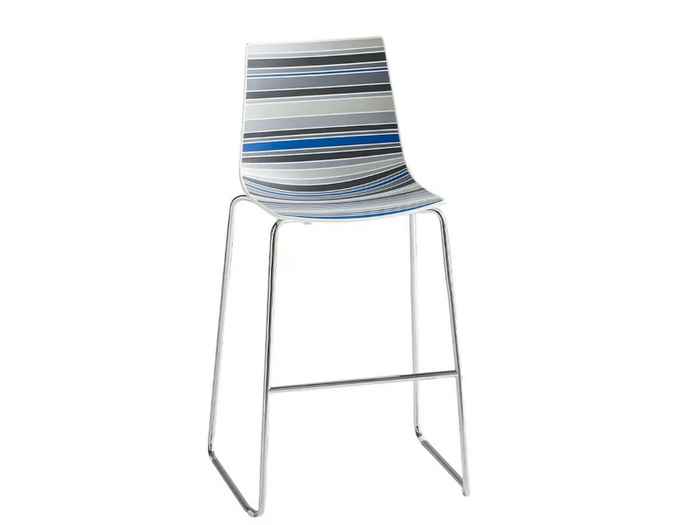 COLORFIVE ST 66 - Sled base high technopolymer stool _ GABER