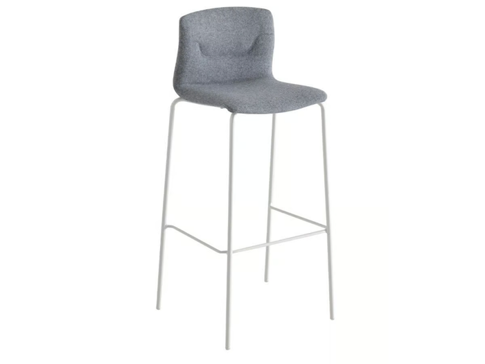 SLOT 68/78 I - High upholstered stool with back _ GABER