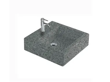 MATERIA 48 - Square slate washbasin _ GALASSIA