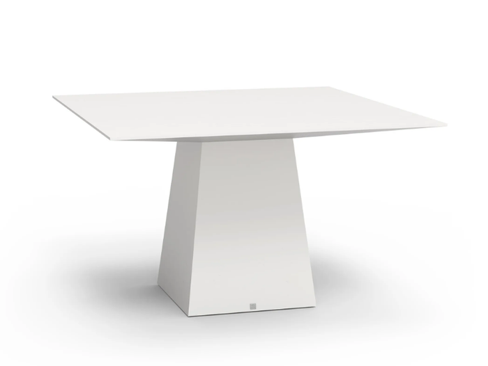 QUADRA - Square fiberglass dining table _ GANSK