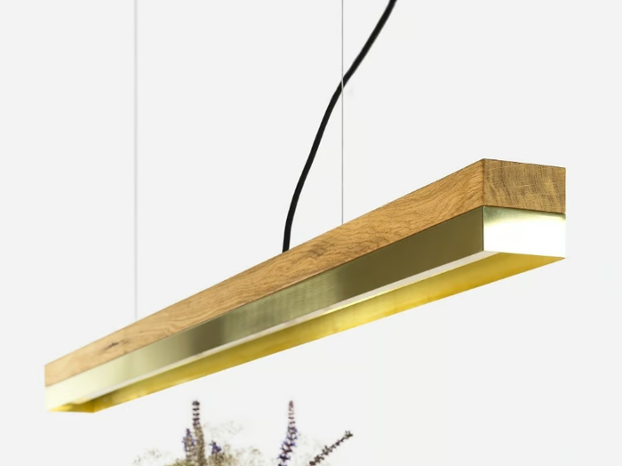 [C1o] BRASS - Dimmable LED Pendant Light (L 122cm) _ GANTlights