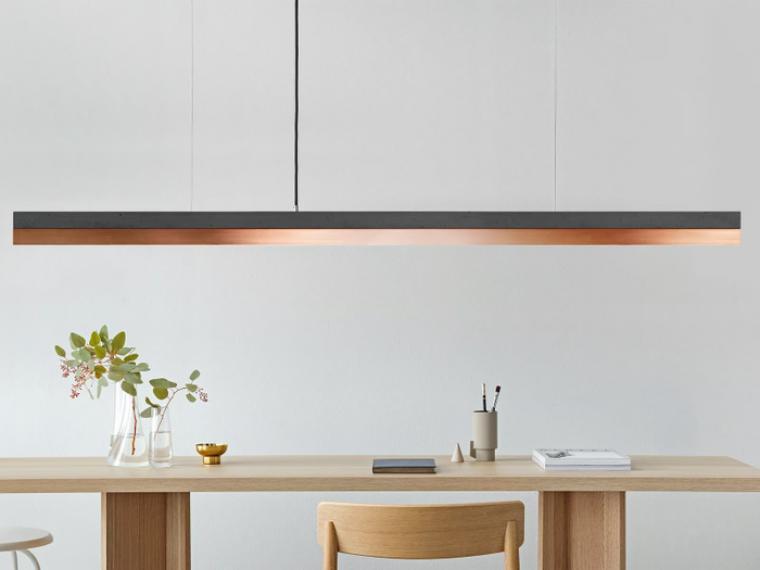 [C3] DARK COPPER - Dimmable LED Pendant Light (L 182cm) _ GANTlights