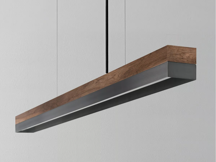 [C1w] GUNMETAL - LED dimmable walnut pendant lamp _ GANTlights