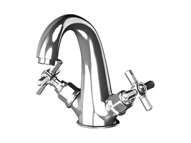 TRD TR320/18 - Countertop 1 hole washbasin mixer with individual rosettes _ GATTONI