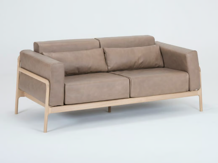 FAWN - 2 seater leather sofa _ GAZZDA