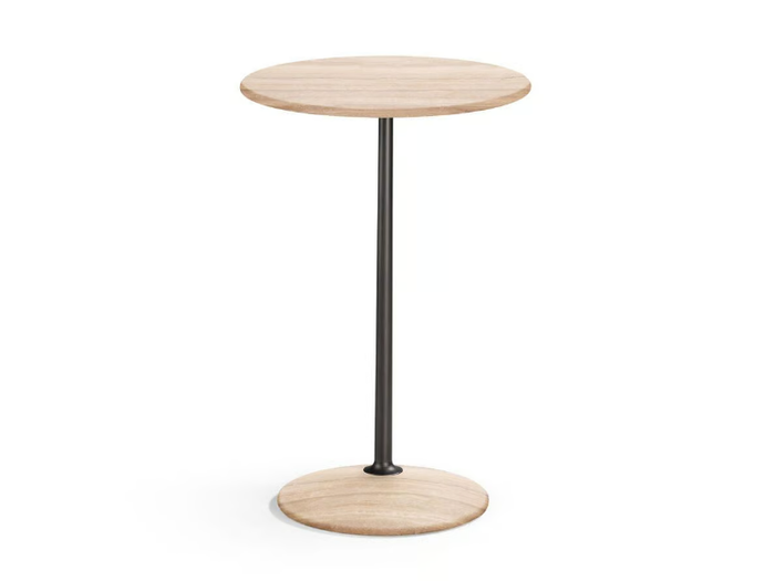 ARNOLD - Round wooden high side table _ GHIDINI1961