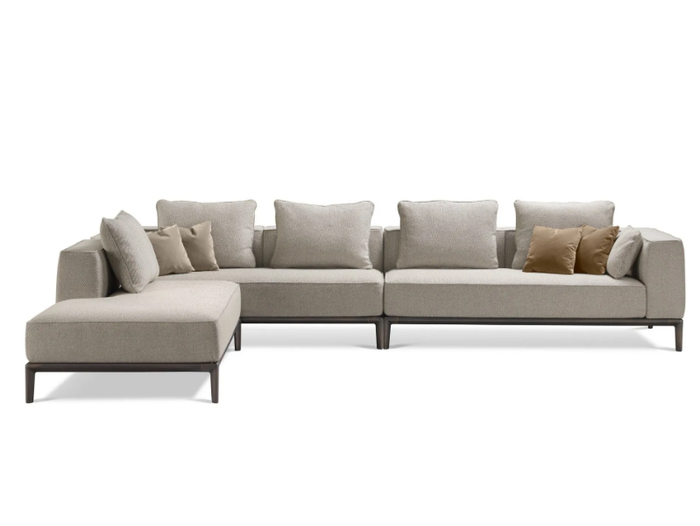 MILO - Corner 7 seater fabric sofa _ GHIDINI1961