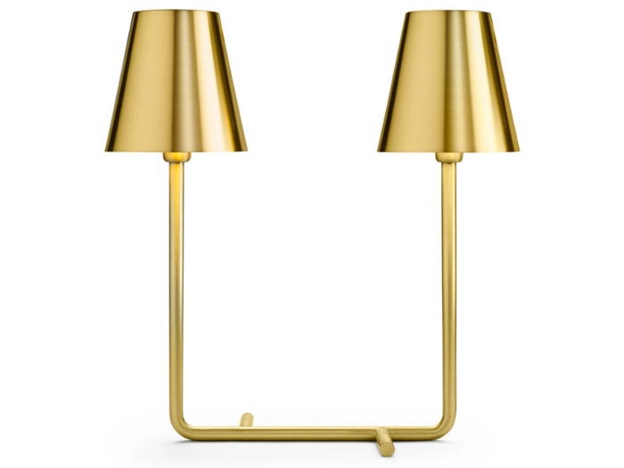 BIO - Satin brass table lamp _ GHIDINI1961