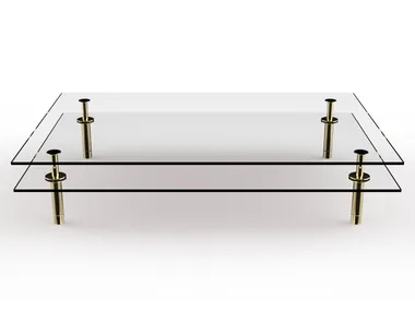 LEGS - Rectangular crystal coffee table _ GHIDINI1961