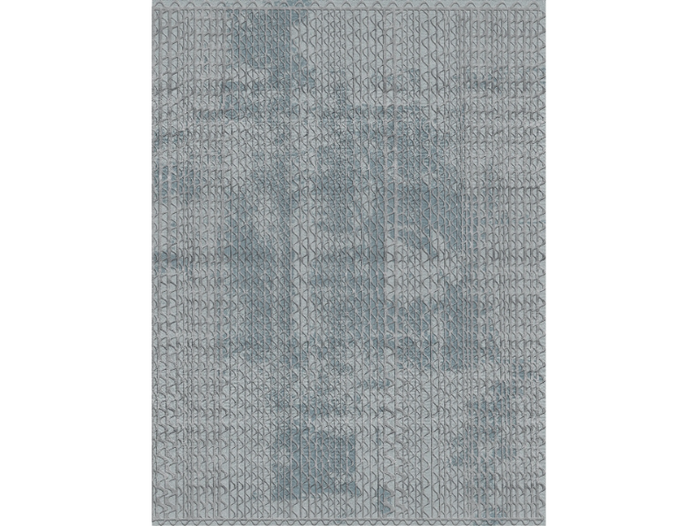 TRIPLE WAVES - Rectangular rug in New Zealand wool and Tencel _ GHIDINI1961