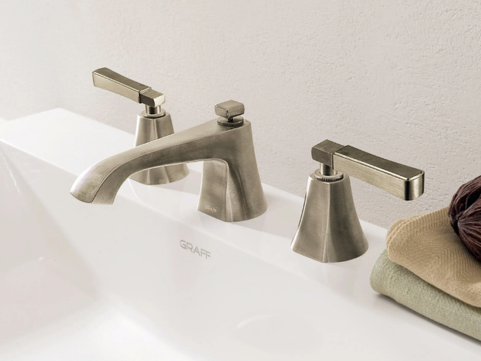 FINEZZA - 3 hole countertop washbasin mixer _ GRAFF