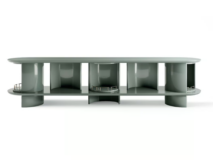 HIDE&SEEK - Double-sided wooden sideboard _ Gallotti&Radice