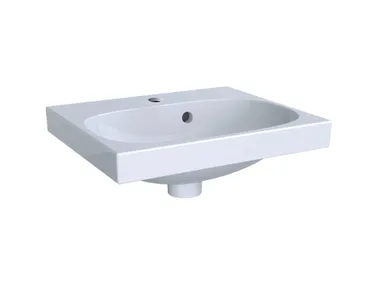 ACANTO - Porcelain stoneware handrinse basin with overflow _ Geberit