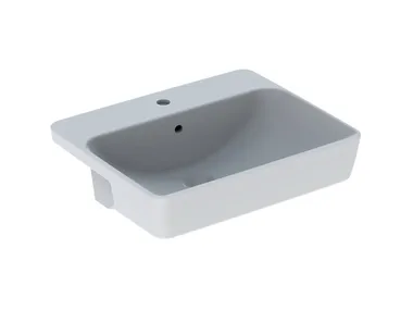 VARIFORM - Semi-inset Vitreous China washbasin _ Geberit