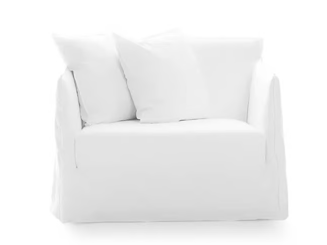 GHOST 09 - Fabric small sofa with removable cover _ Gervasoni