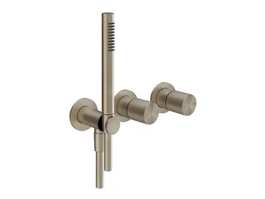 HABITO UNITO - 3 hole chromed brass shower mixer _ Gessi