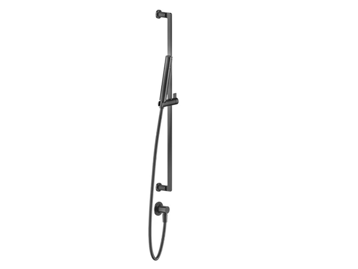 INCISO - Chromed brass shower wallbar with hand shower _ Gessi