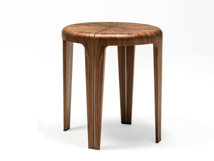 ROUND - Round wooden coffee table _ Giorgetti