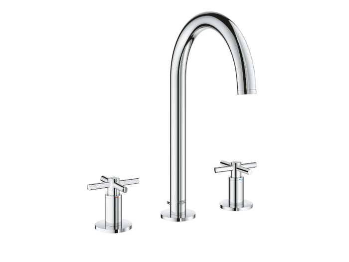 ATRIO - SIZE M - 3 hole washbasin tap with individual rosettes _ Grohe