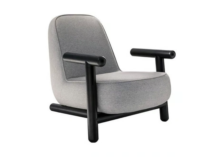 BOLD - Fabric armchair with armrests _ HC28