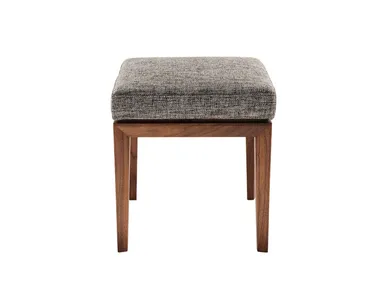 TEATRO - Low upholstered fabric stool _ HC28