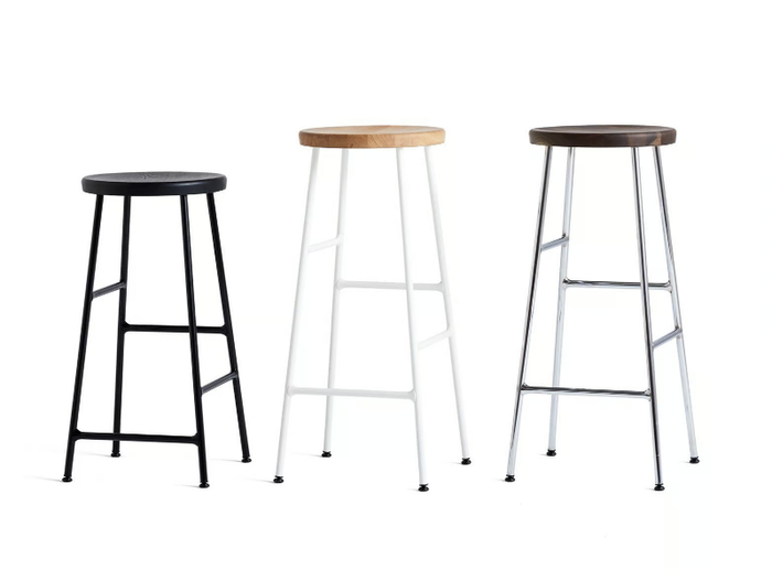 CORNET - Steel and wood barstool _ Hay