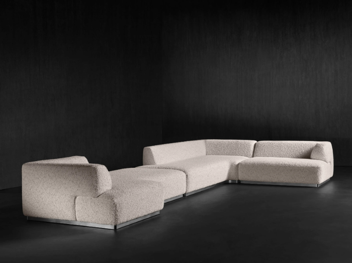 GENTLE - Sectional fabric sofa _ Henge