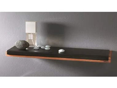 8922101 - Wooden bathroom wall shelf _ Hoesch