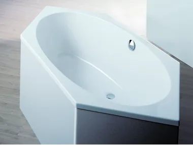 ARMADA - Freestanding hexagonal acrylic bathtub _ Hoesch