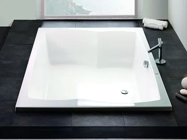 LARGO - Rectangular built-in acrylic bathtub _ Hoesch