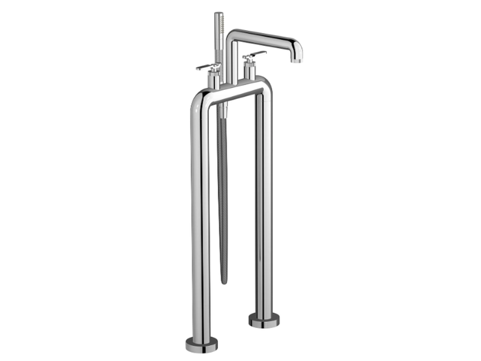 BOLD LEVER B2700 - Floor standing external bathtub tap with hand shower _ IB