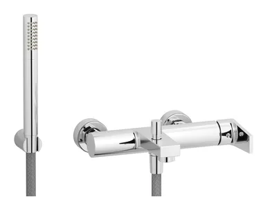 TWITTER TW250 - Wall-mounted external bathtub mixer with hand shower _ IB