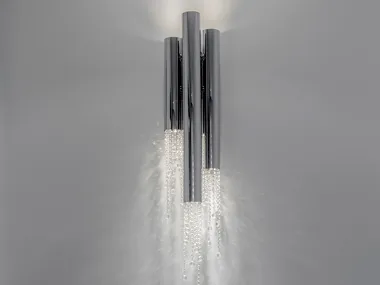 SEXY CRYSTALS W3+3 - Metal wall lamp with crystals _ ILFARI