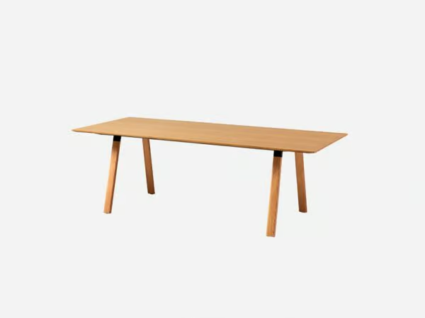 PLANIA - Rectangular oak table _ INCLASS