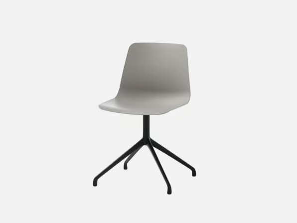 VARYA - Swivel trestle-based polypropylene office chair _ INCLASS