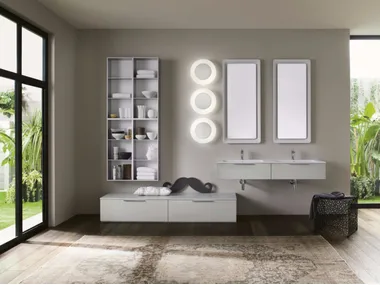 PROGETTO - Composition 6 - Sectional bathroom cabinet _ INDA®