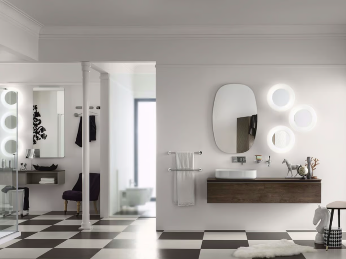 PERFETTO - Composition 1 - Bathroom cabinet / vanity unit _ INDA®