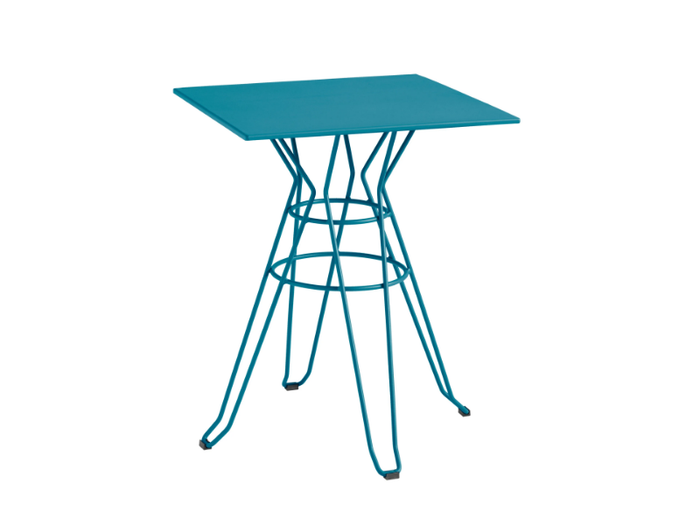 CAPRI - Square steel high table _ ISIMAR